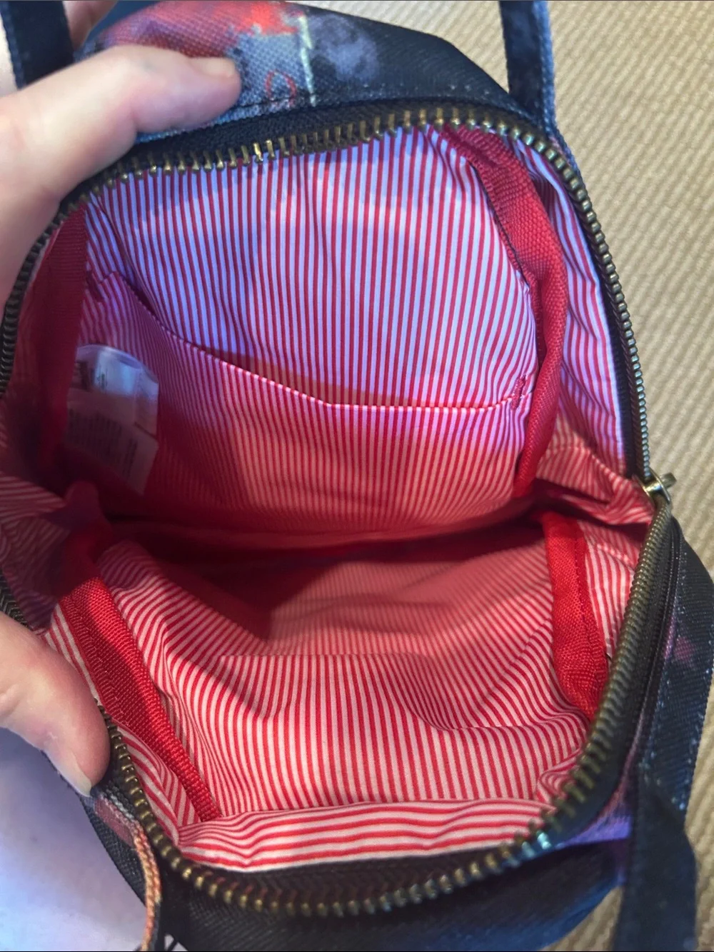 NWT Herschel Supply Company nova mini watwrcolor floral Multicolor Backpack